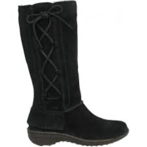 UGG Black Suede ‘Desoto’ Tall Winter Boots